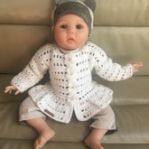 Leah Baby Cardigan – Baby to 2 Years | Crochet Pattern PDF | English